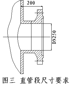 直管段尺寸要求